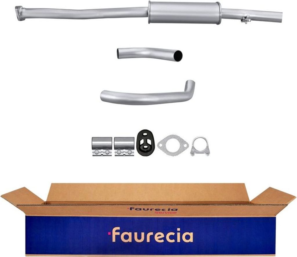 Mittelschalldämpfer FAURECIA IAM-Expertise für u.a. FORD ESCORT