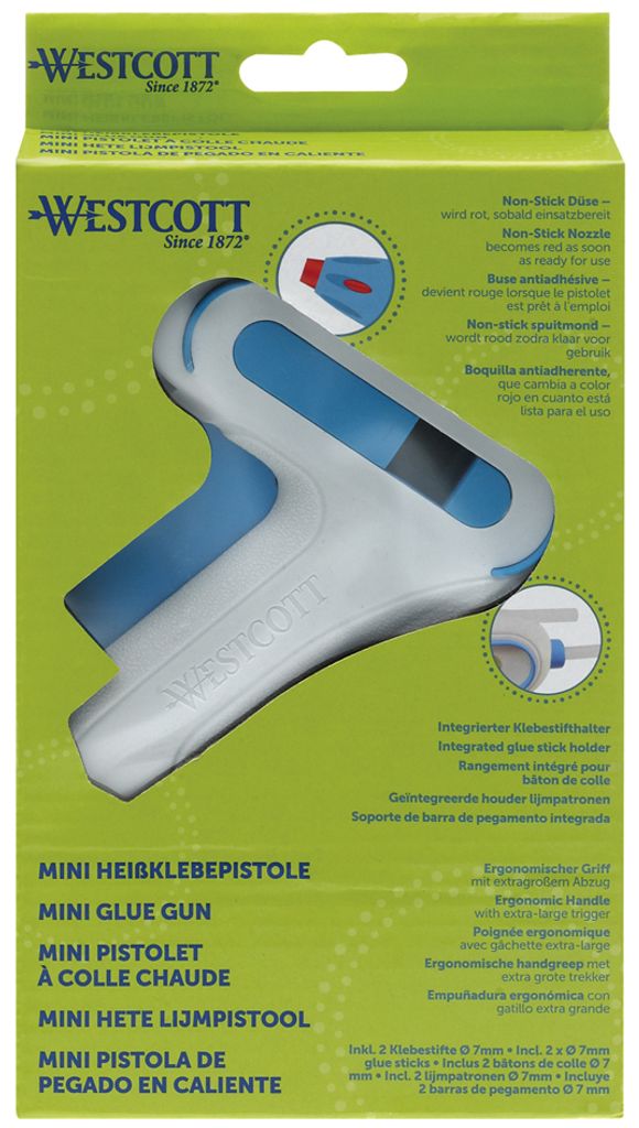 WESTCOTT E-16758 00 Heißklebepistole mini Productafbeelding 