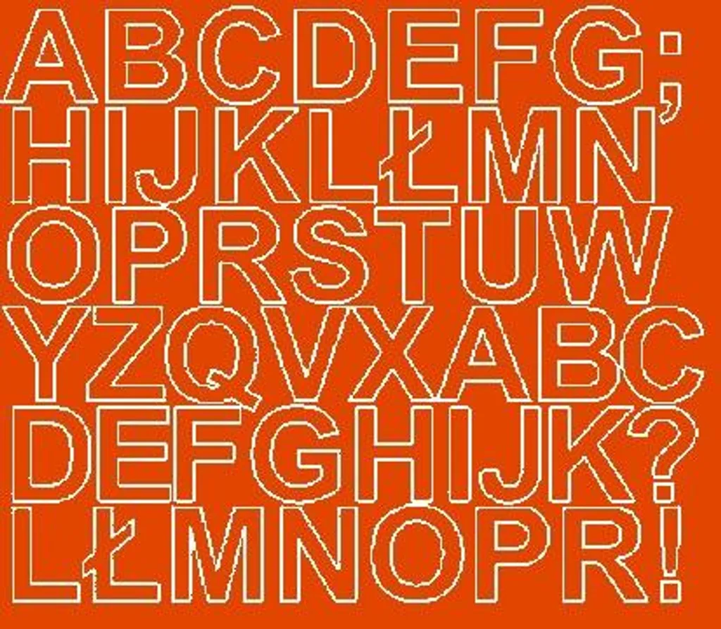 Adesivi Lettere 30mm Arancione Matt | Decorazione Vetrine e Design Interni