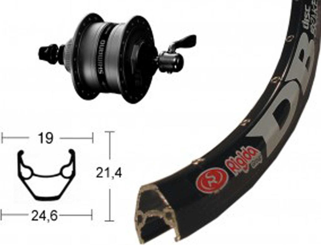 Winora V-Rad 28" DH3D37 Centl.sz .SSP 36L Ryde ZAC 2000 Disc schwz. Niro.Spei.(sz)