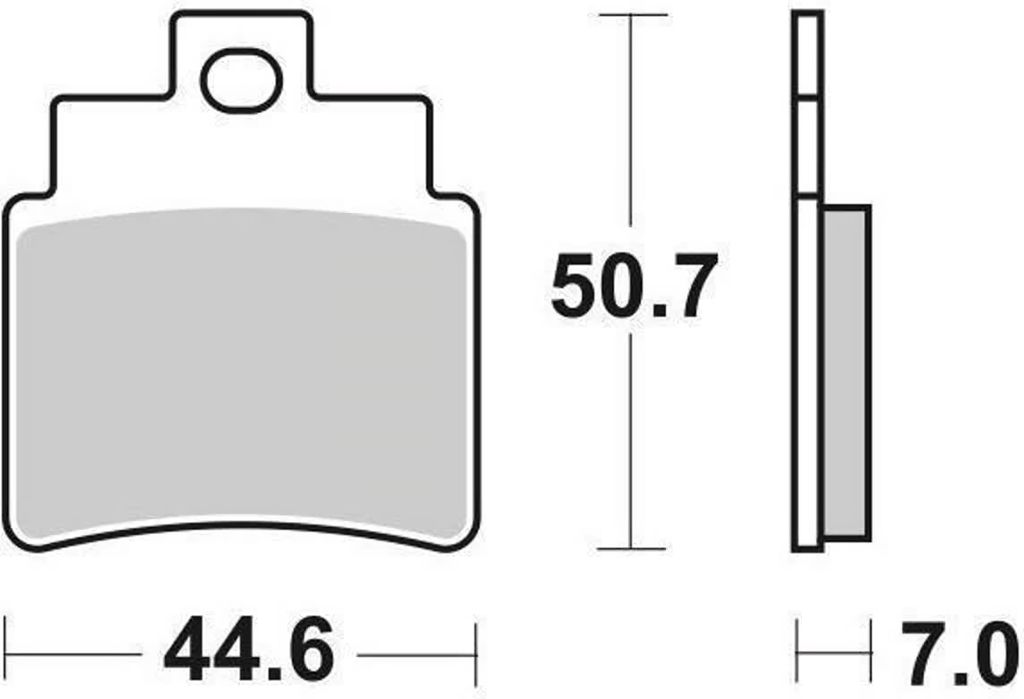 sbs Bremsbeläge Satz Vorne 171HF