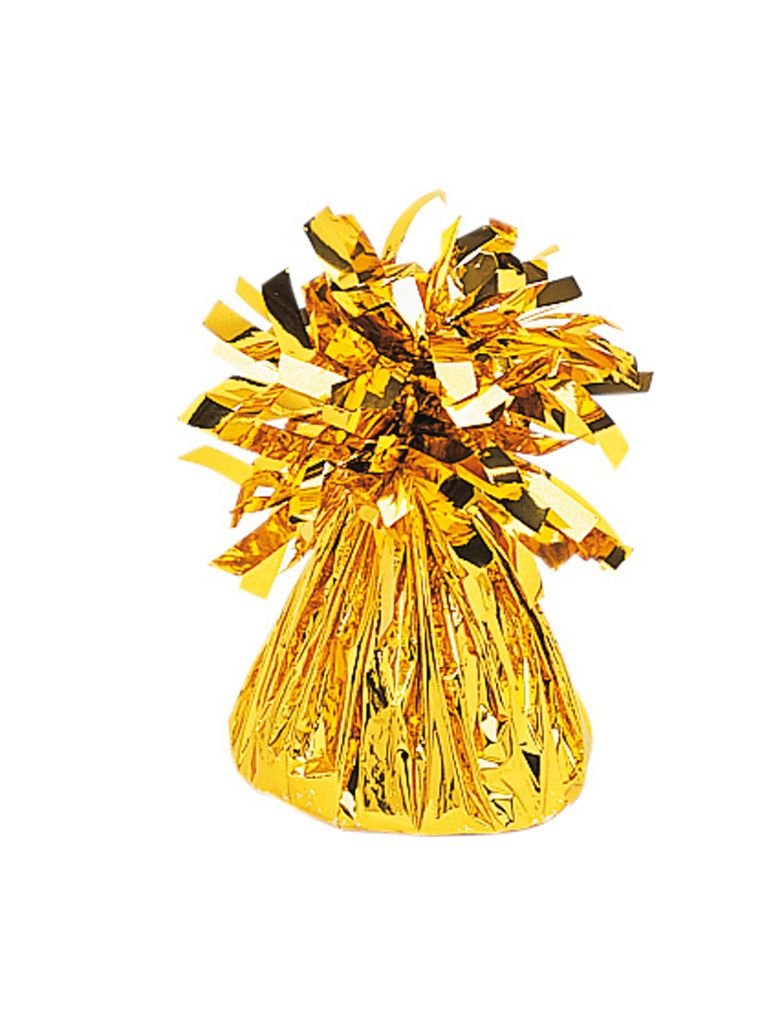 Amscan 991365-19 - Ballongewicht Folie Gold, 170 g