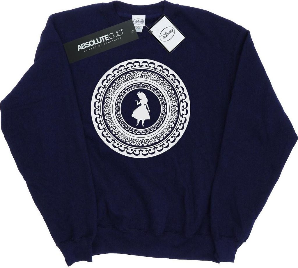Disney - "Alice in Wonderland" Sweatshirt für Herren BI7583 (L) (Marineblau)