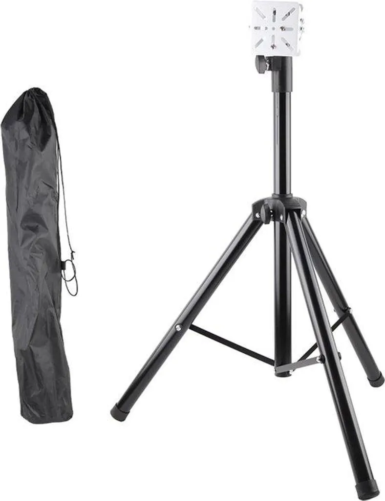 Trépied télescopique pour projecteur 3D - Hauteur 160cm réglable noir