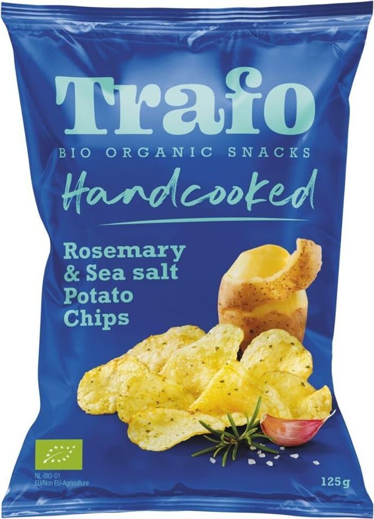 Handcooked Chips - Rosmarin & Salz 125g Produktbild 
