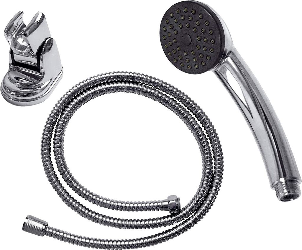 Duschset Balletto mit 150 cm Brauseschlauch und Duschkopf, 1 Strahlart