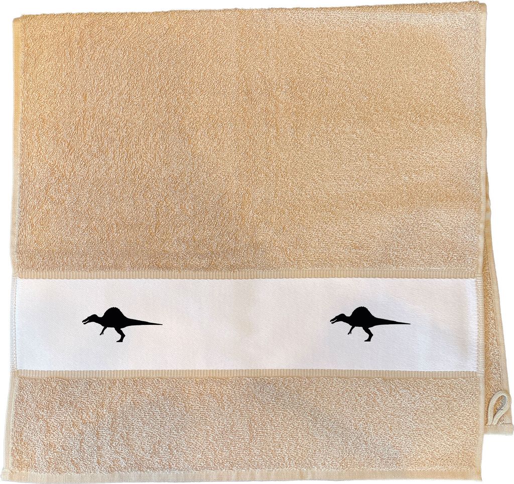 Huuraa Handtuch Spinosaurus Dinosaurier 50x100cm Sand Baumwolle Handtuch Geschenkidee