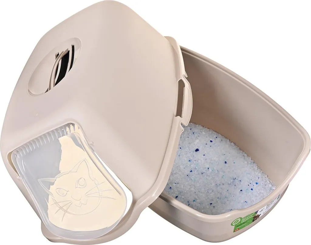 Litière chat Diamentiq Baya cool beige stop odeurs pour coussinets - 6