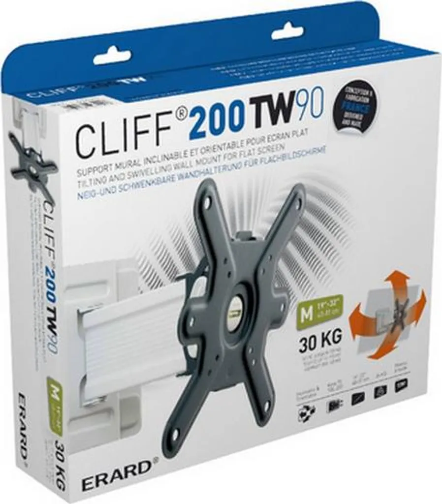 Support TV orientable Erard CLIFF 200TW90 avec inclinaison fluide - 3