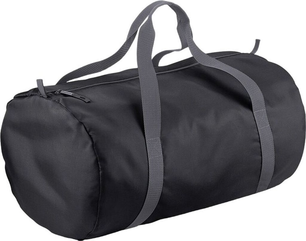 BagBase Packaway Barrel Sporttasche PC3343 (Einheitsgröße) (Schwarz)