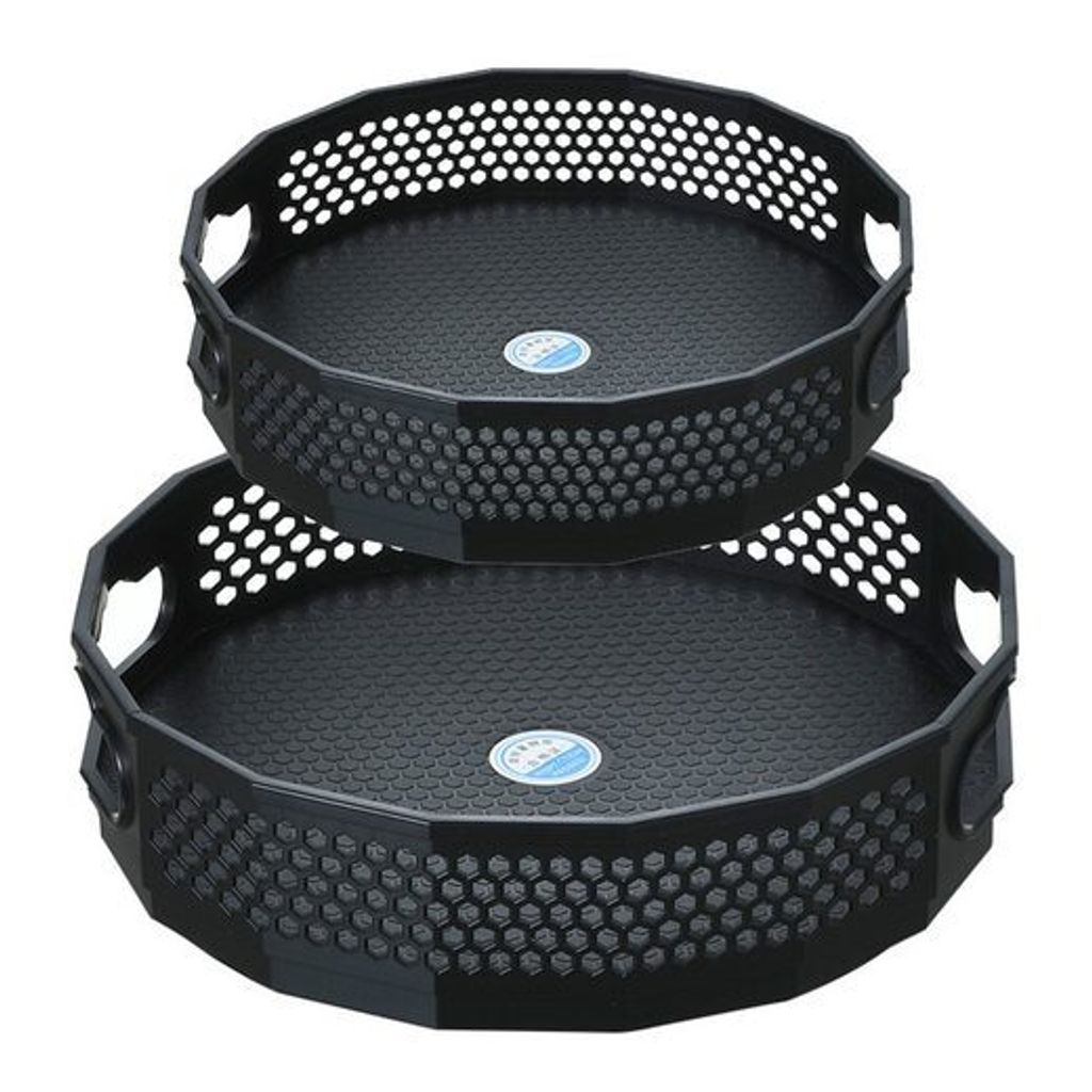 Gewürzregal Drehteller, 2 Stück Lazy Drehteller Gewürzregal, Drehtablett Organizer