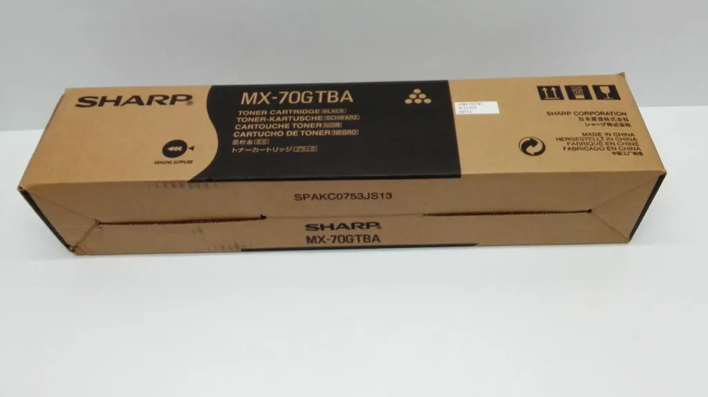 Finies les Taches avec le Toner Sharp MX-70GTBA Noir Haute Performance