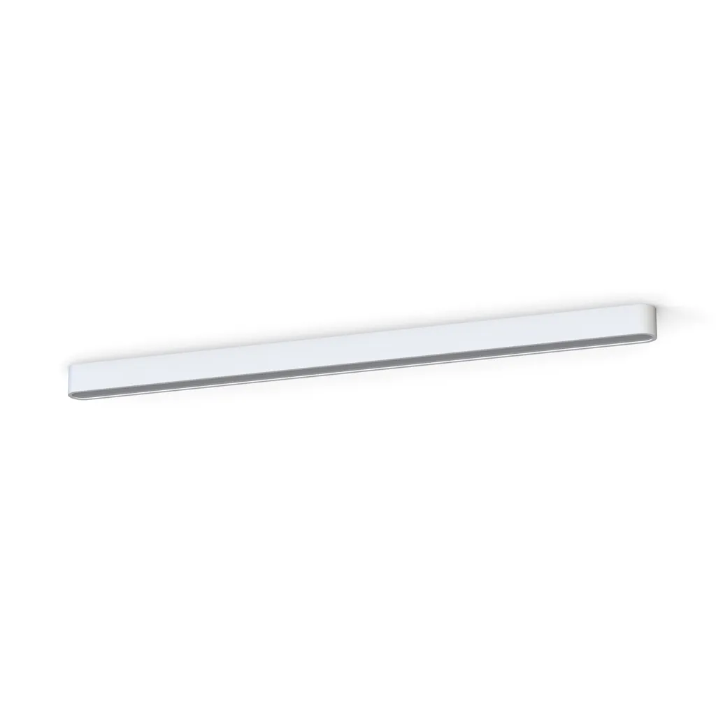 Plafonnier blanc SOFT en plastique 125cm luminaire IP20 Nowodvorski T8