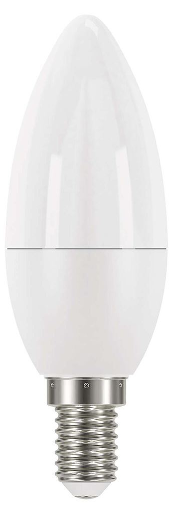 EMOS LED Lampe Candle, 5 W Ersatz für 40 W Glühbirne, E14 Sockel, Helligkeit 470 Lumen, Warmweiß 2700 Kelvin, 30000 Stunden Lebensdauer, ZQ3220