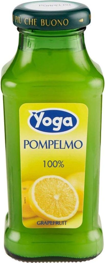 48x Yoga Bar Pompelmo Grapefruit Fruchtsaft Getränk Fruchtgeschmack Glasflasche 200ml fruit juice