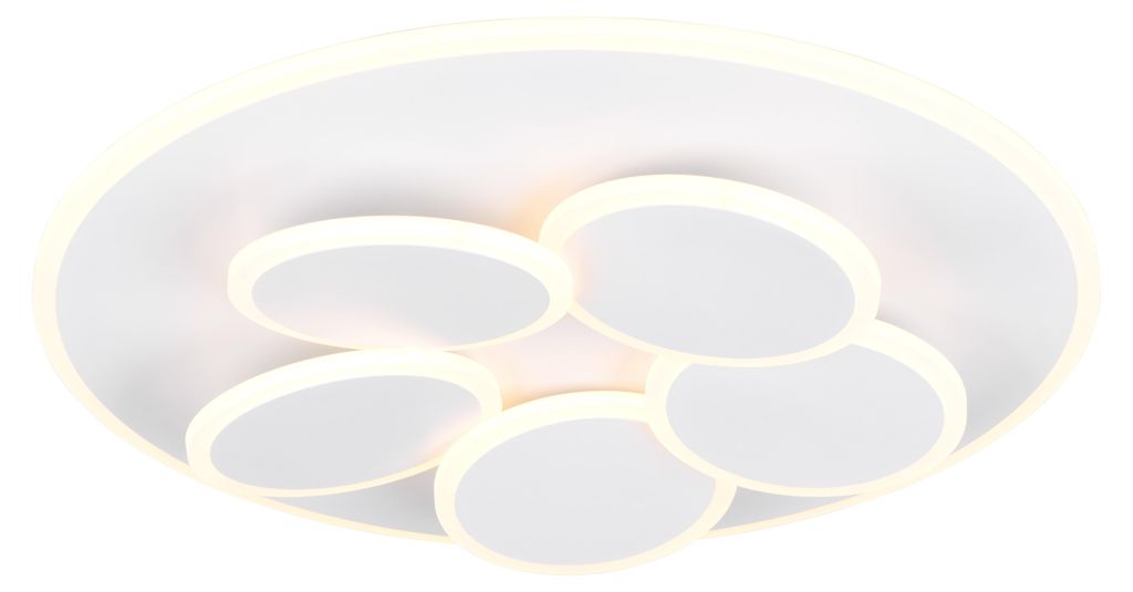 Lámpara de techo LED Trio Leuchten Mandela, 35W, blanco Imagen del producto 