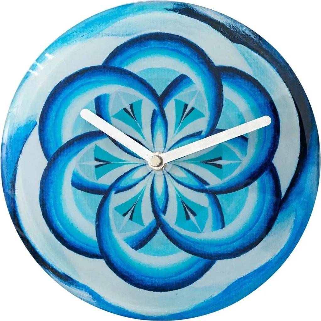 Horloge Murale Design 20cm NeXtime Cosmo Blue Table pour Petit Espace