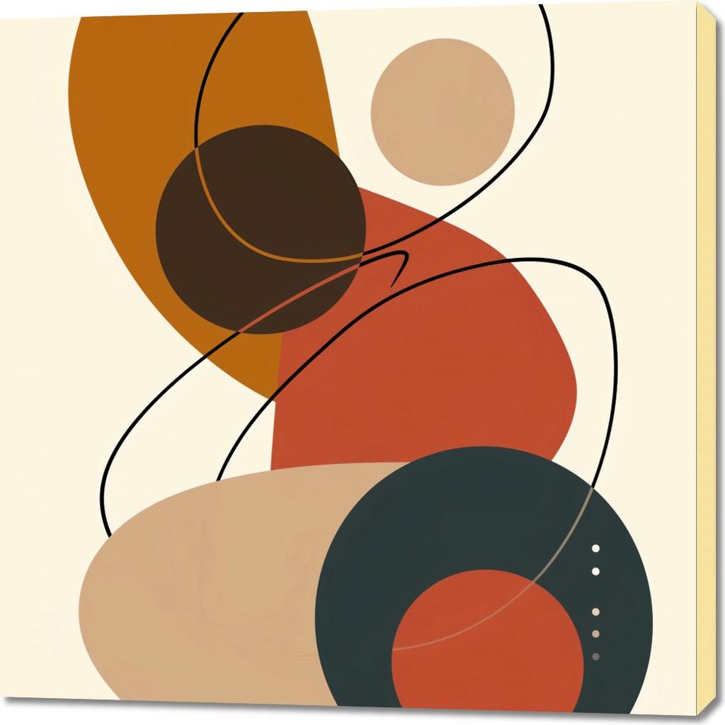 Bild 100x100cm Geometrie der Harmonie