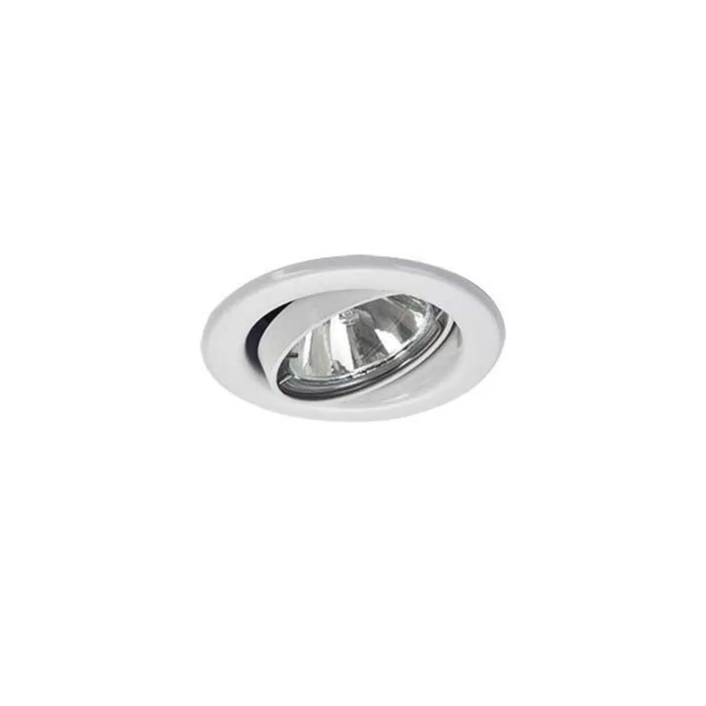 Éclairage encastré blanc 50W pour salon et bureau, ampoule Flash 00203407