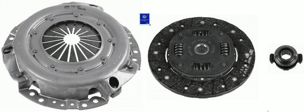 SACHS 3000 561 001 Kupplungssatz OE 95666912 kompatibel mit Berlingo, 406, Partner, 306, 205, ZX, Xsara, Xantia