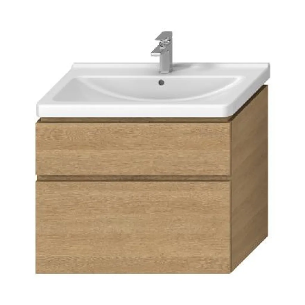 Meuble sous vasque Jika CUBITO chêne pour rangement salle de bain