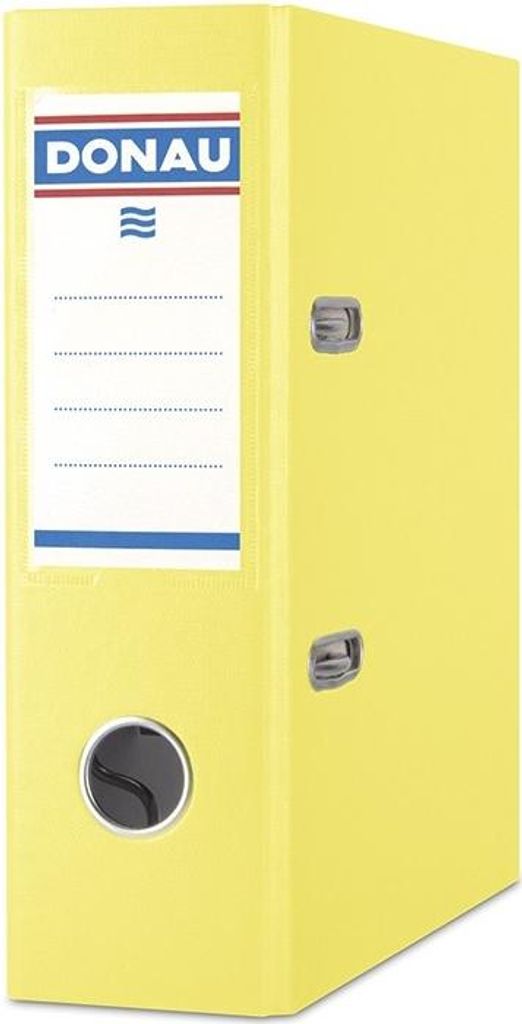 Segregator Donau Master A5/75mm Krótki Żółty 3905001Pl-11