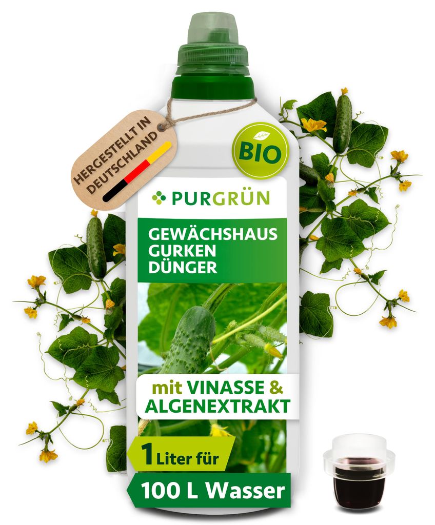 Purgrün -Gewächshausgurken-Dünger 1 Liter Produktbild 
