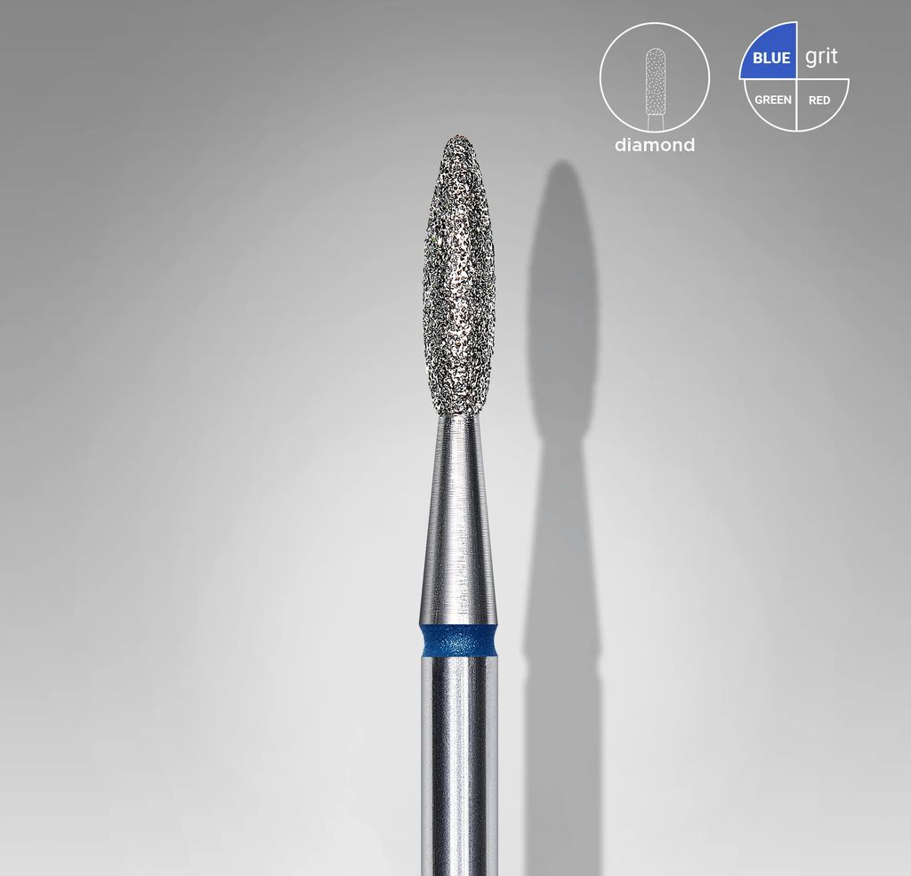 Fiamma diamantata STALEKS 2,1*8 mm, blu Immagine del prodotto 