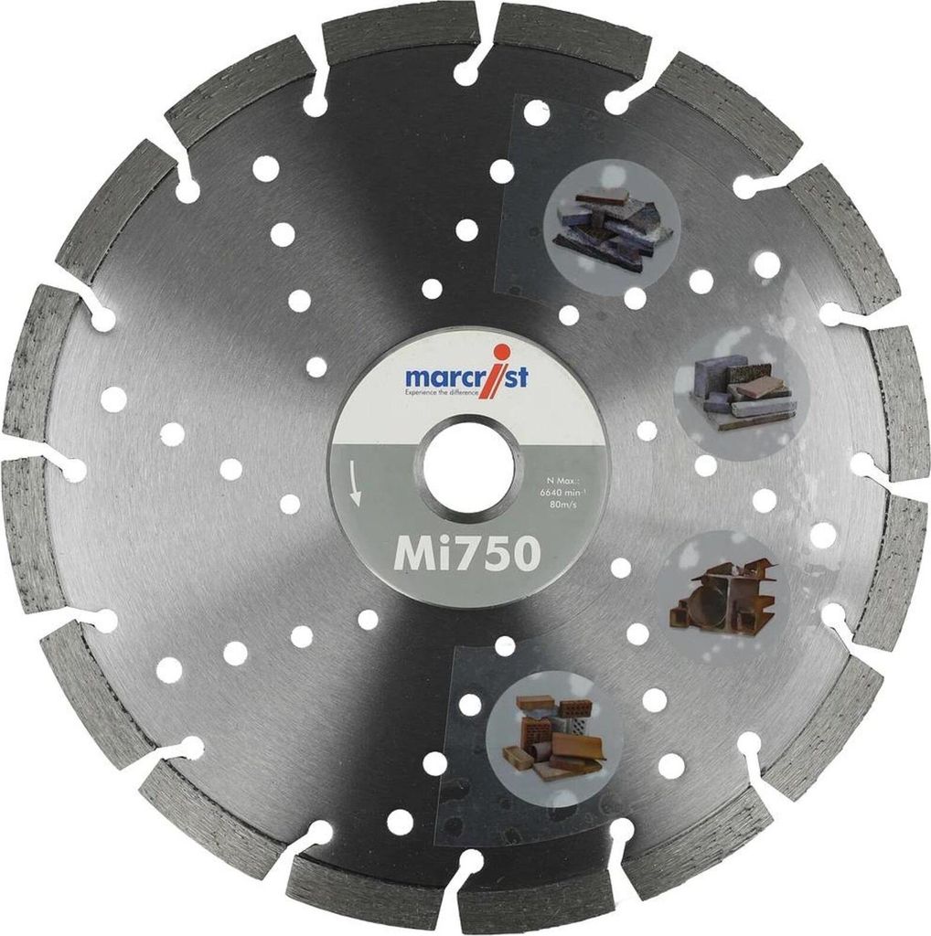 Marcrist Diamant-Trennscheibe MI750 Univeral Ø 125 x 22,23 mm