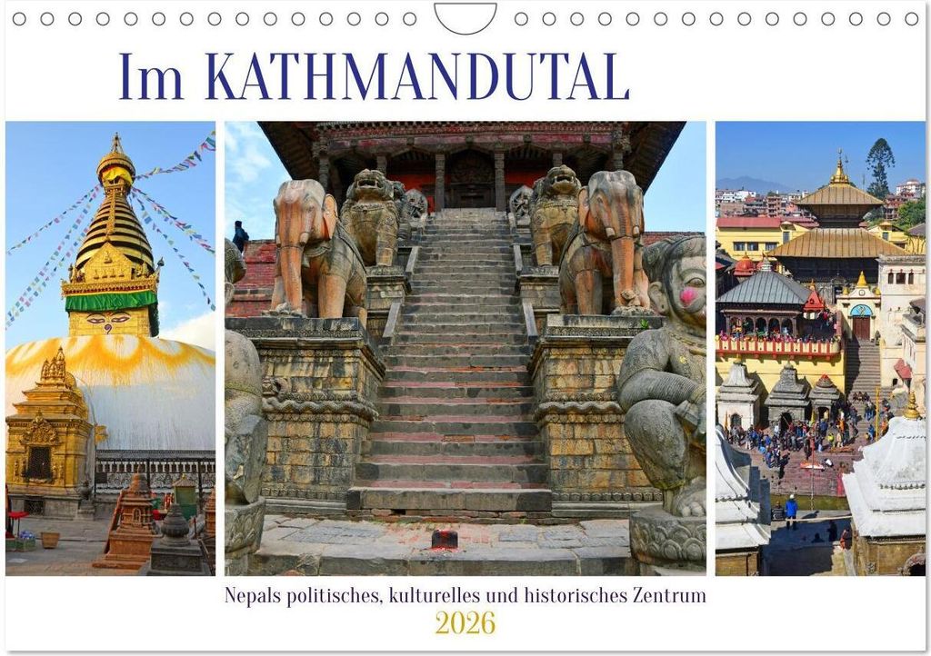 Im Kathmandutal (Wandkalender 2026 DIN A4 quer), CALVENDO Monatskalender