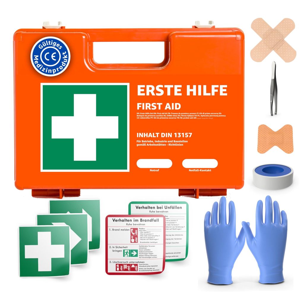 Erste Hilfe Koffer - DIN 13157:2021 nach aktueller Norm - Produktbild 