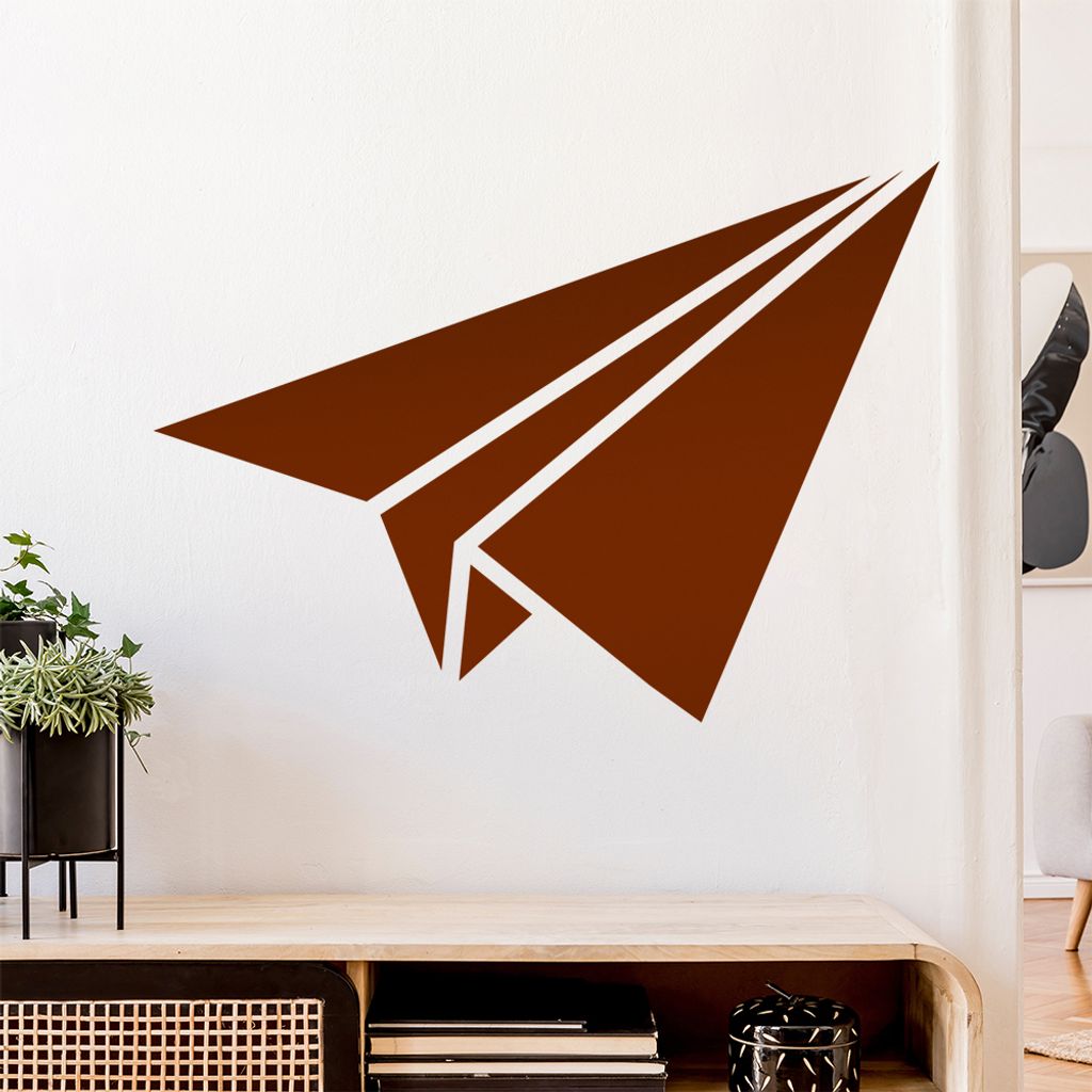 Papierfalten Papierflieger Wandtattoo Wandaufkleber Wall Sticker - Dekoration, Küche, Wohnzimmer, Schlafzimmer, Badezimmer