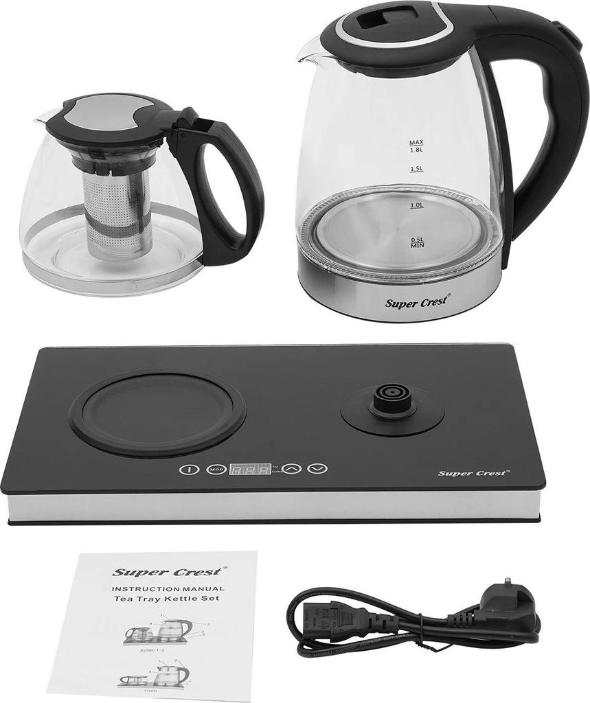 Wasserkocher Ersatzteile - Teile für elektrischen Wasserkocher - Austauschkomponenten - Zubehör - Kompatibel mit Doppel-Wasserkocher, Tee- und Ka...