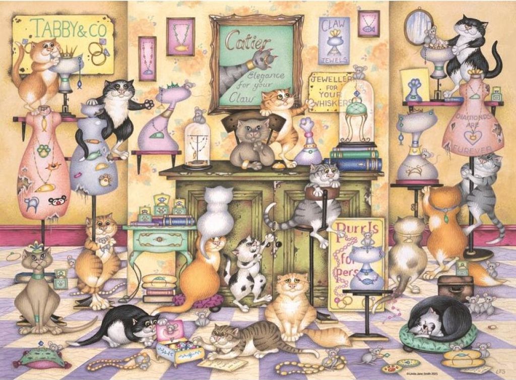 RAVENSBURGER Casse-tête Jouets de chats divorcés 500 pièces Image du produit 