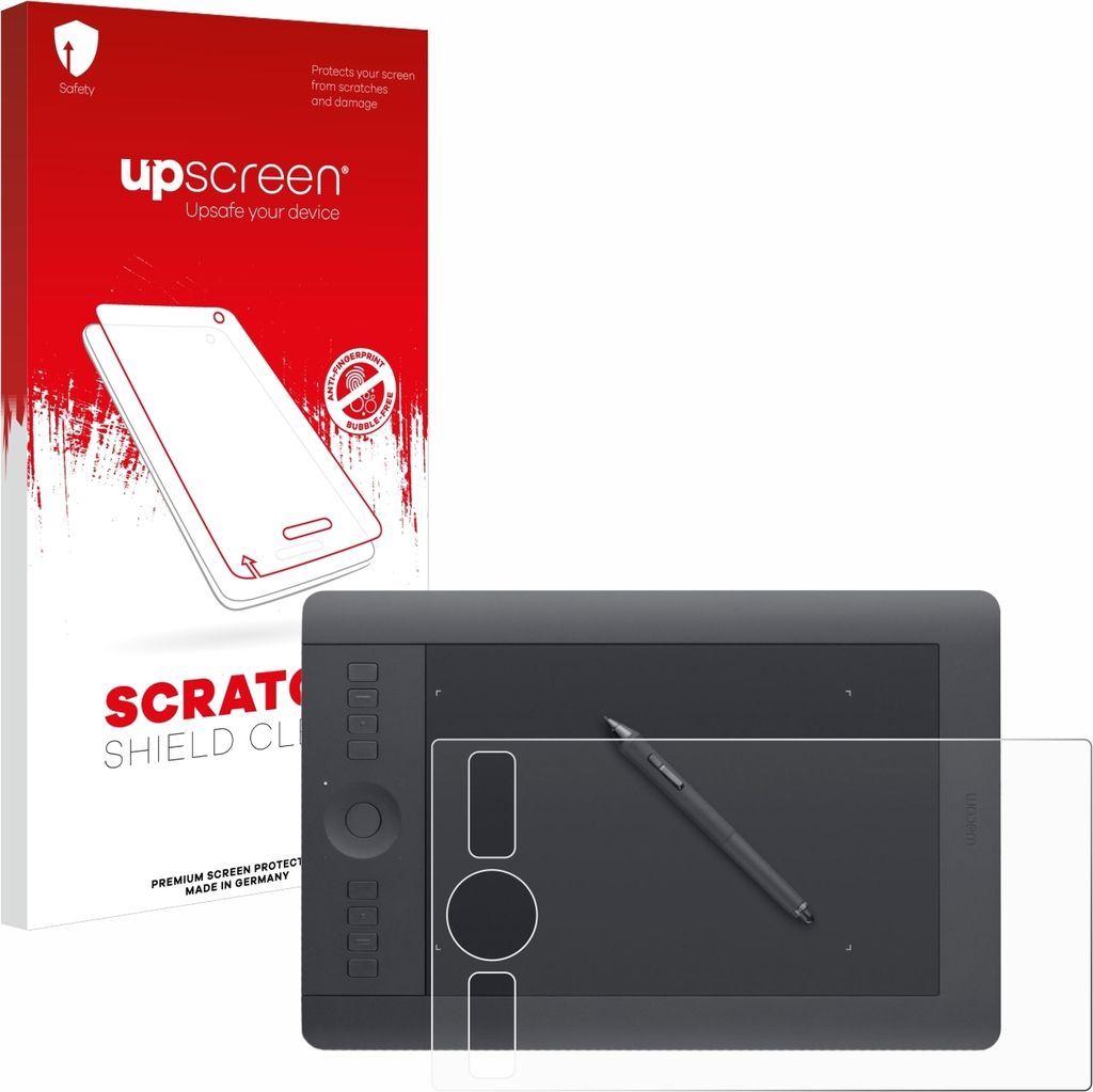 upscreen Schutzfolie für Wacom Intuos Pro S PTH-460 Displayschutz Displayschutzfolie Folie Klar Transparent