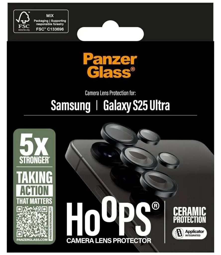 PanzerGlass Hoops Ceramic Kamera SP Galaxy S25 Ultra Produktbild 