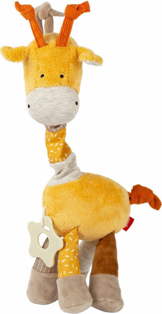 sigikid PlayQ Aktiv-Giraffe Yellow , Kuscheltier, Immagine del prodotto 