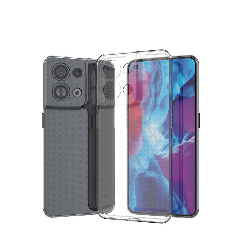 Ultraklare 0,5 mm Oppo Reno 8 Hülle, dünne transparente Abdeckung