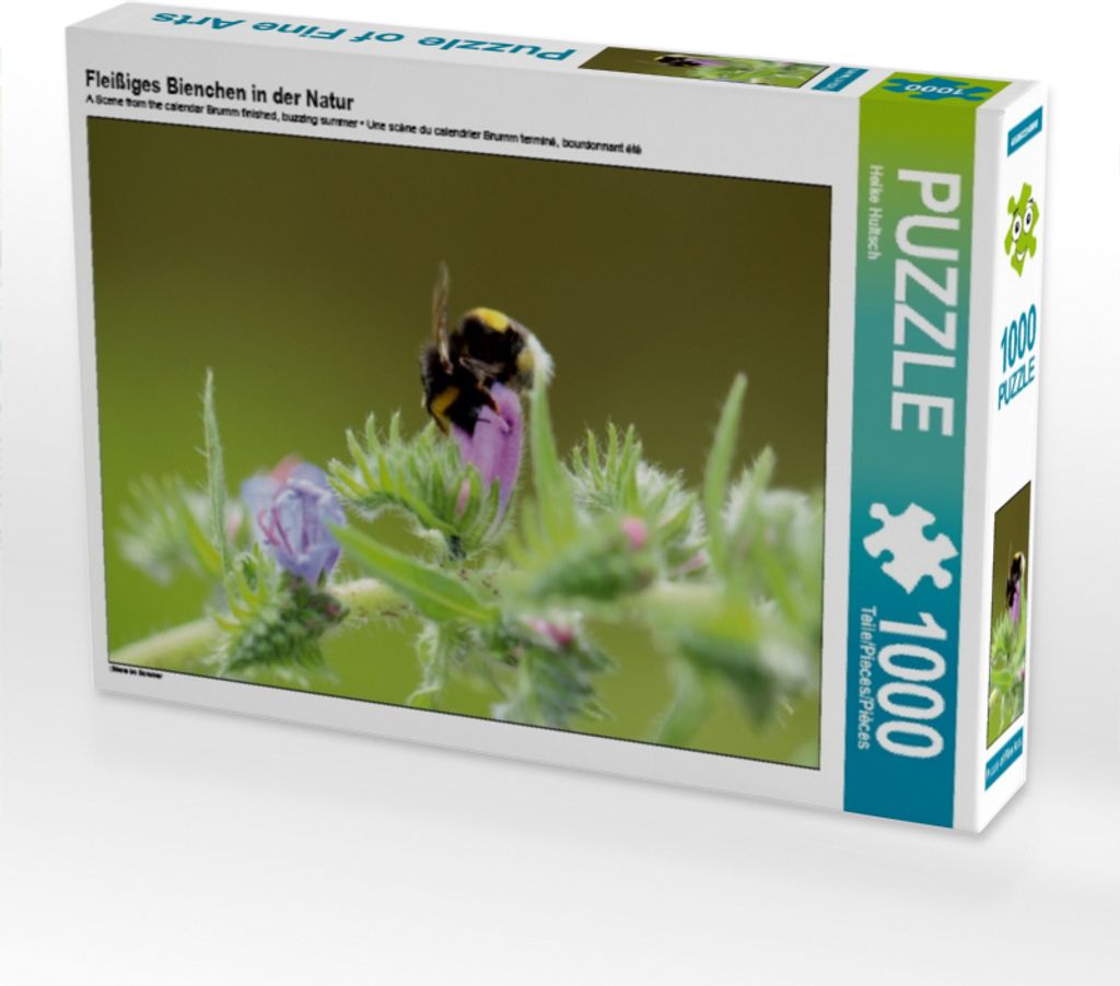 Calvendo Fleißiges Bienchen in der Natur 1000 Teile Puzzle quer 640x480mm, Hultsch Heike; 7302415