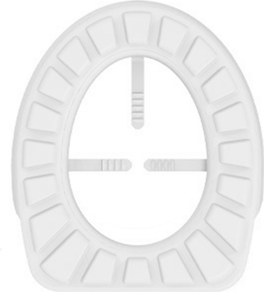 Silikon -Toilettensitzabdeckung wiederverwendbarer wasserdichte tragbare tragbare in öffentliche Toiletten für Erwachsene und Kinder sauber aufbe...