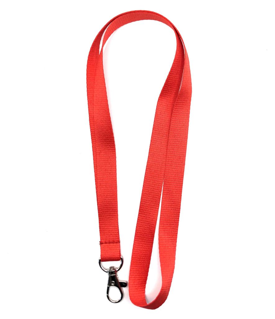 Halsband – Halsband für Namensschilder – für Veranstaltungen, Geschäfte, Gruppen (rot)