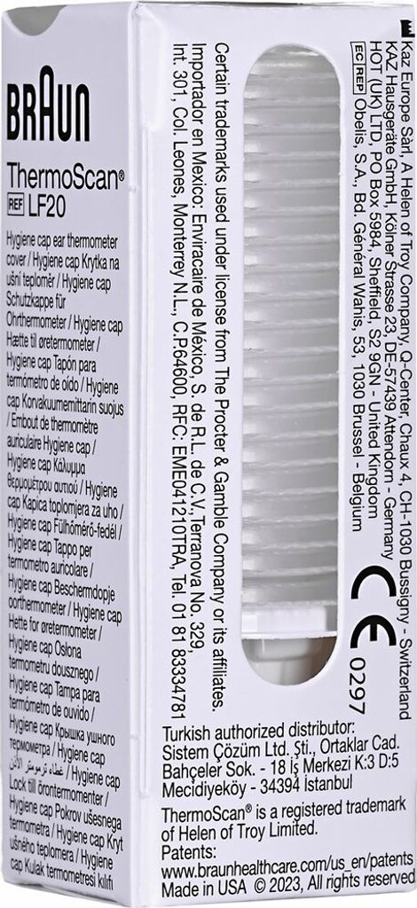 Braun ThermoScan 3 Contact White Ear Zdjęcie produktu 16