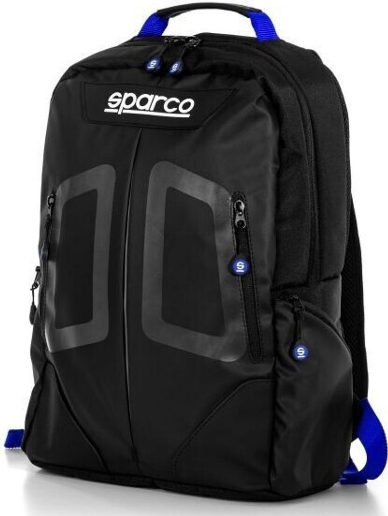 SPARCO 016440NRAZ STAGE Rucksack schwarz Blau Polyester Produktbild 