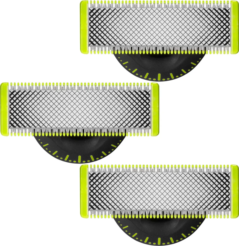 Pack 3 Lames Philips OneBlade QP410/50 360 pour un Rasage Précis et Net
