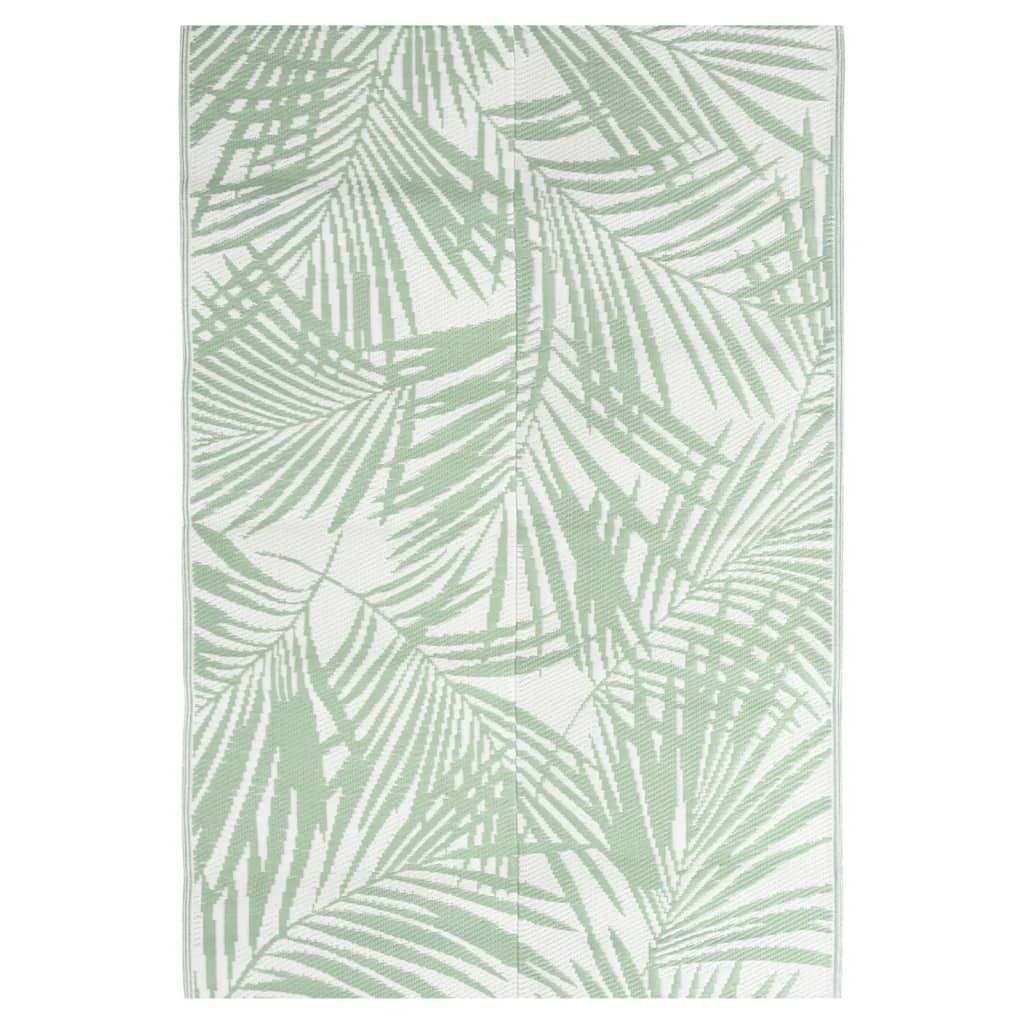 vidaXL Tappeto per esterni ARAKIL Verde 160x230 cm PP Immagine del prodotto 