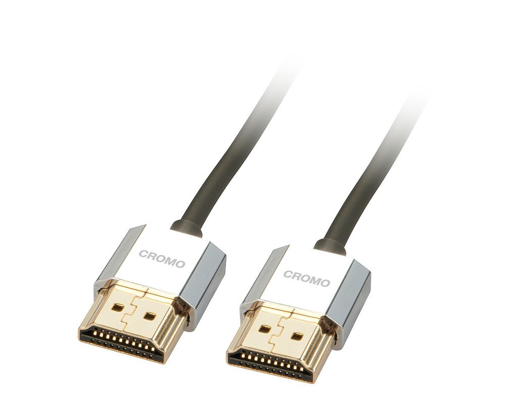 Lindy CROMO Slim High Speed HDMI Cable with Ethernet