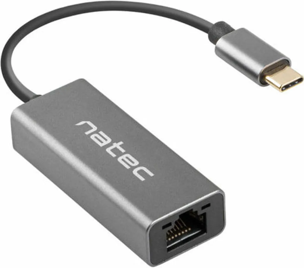 Adattatore USB-C Natec Cricket Gigabit Ethernet | Ideale per Gaming