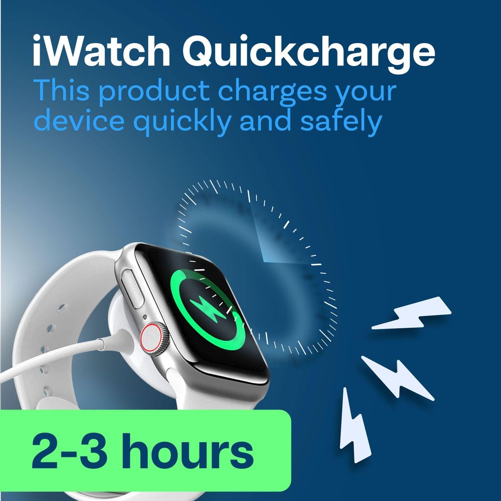 Ladekabel für Apple Watch - 1m - Apple Watch Ladegerät - Produktbild 
