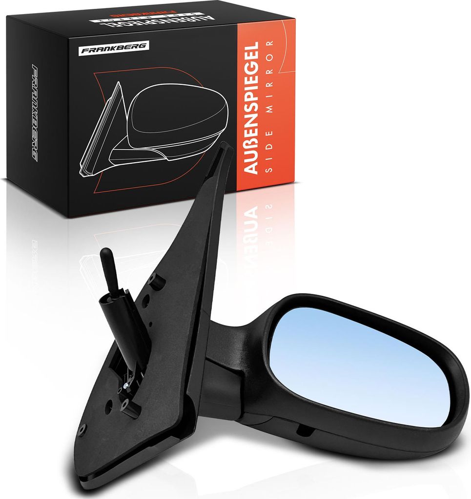Frankberg 1x Außenspiegel Rechts für Renault Clio 2 BB CB 1.2L 1.4L 1.6L 1.9L 2.0L 3.0L 1998-2004