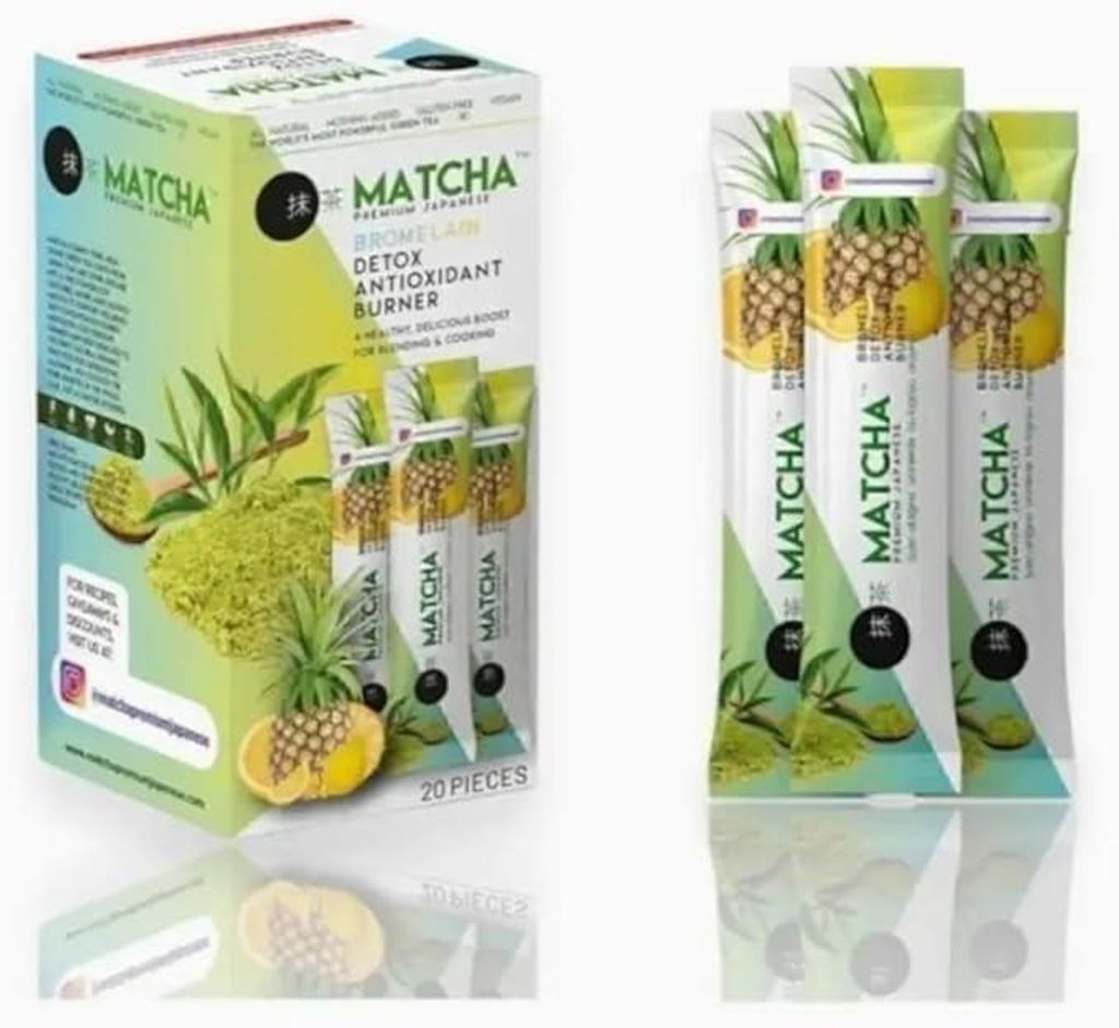 Té detox premium Skinkura, elaborado con matcha Imagen del producto 